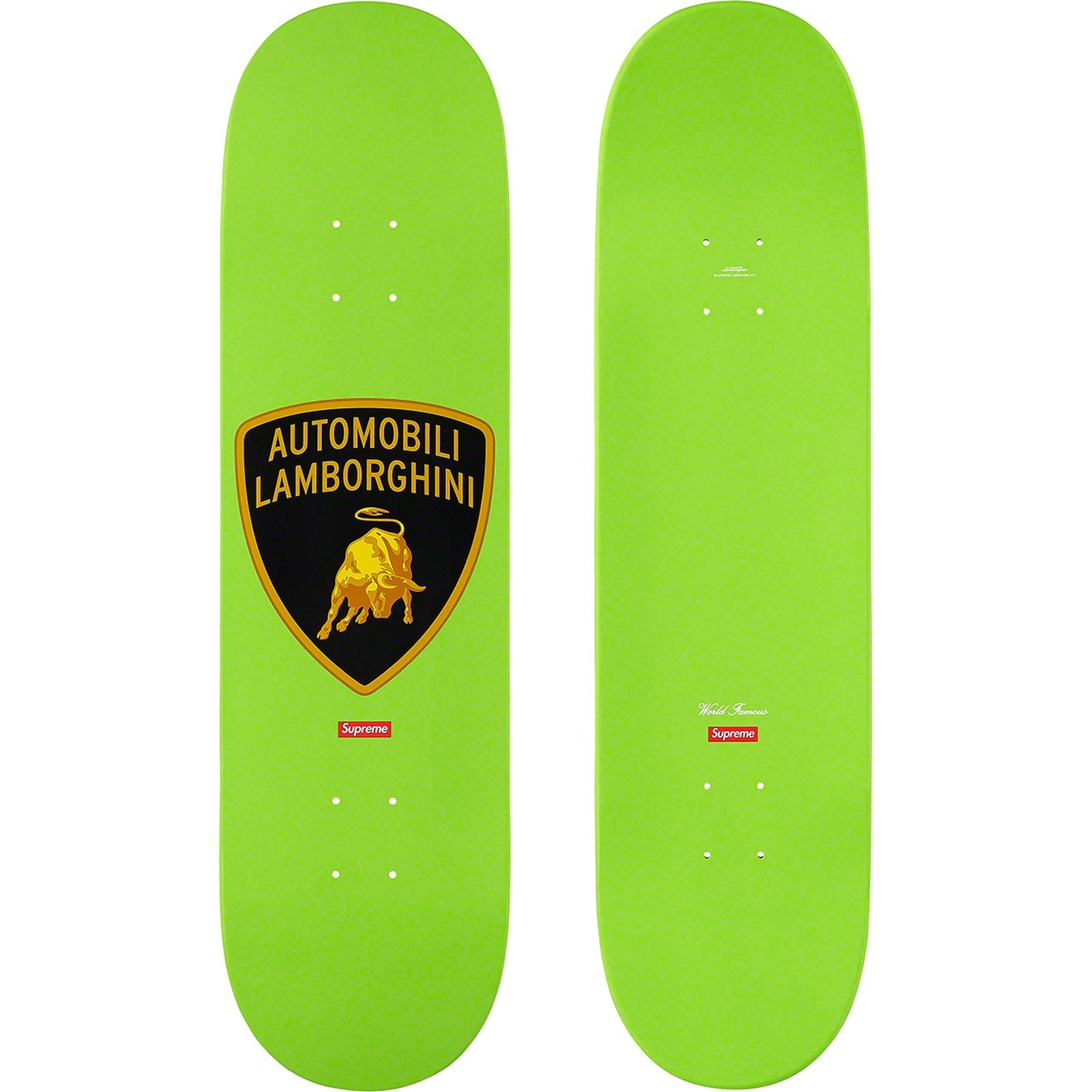 Supreme®/Automobili Lamborghini Skateboard view 2